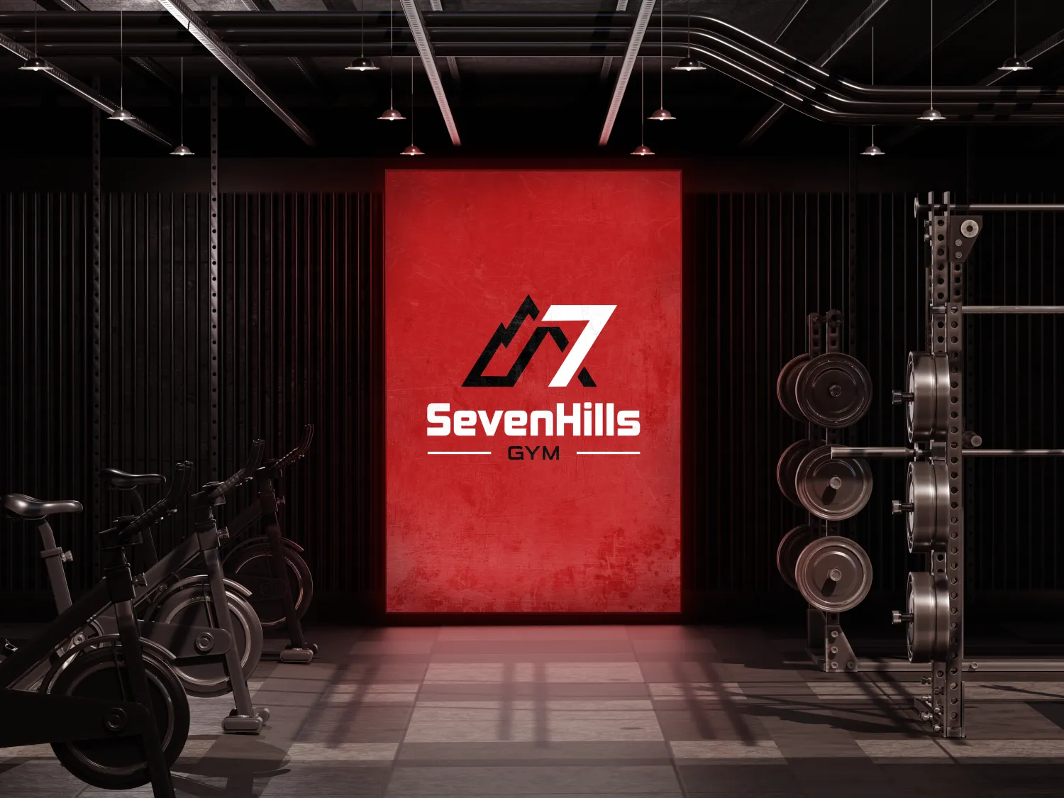 Logo für SevenHills Gym – Projektansicht 4