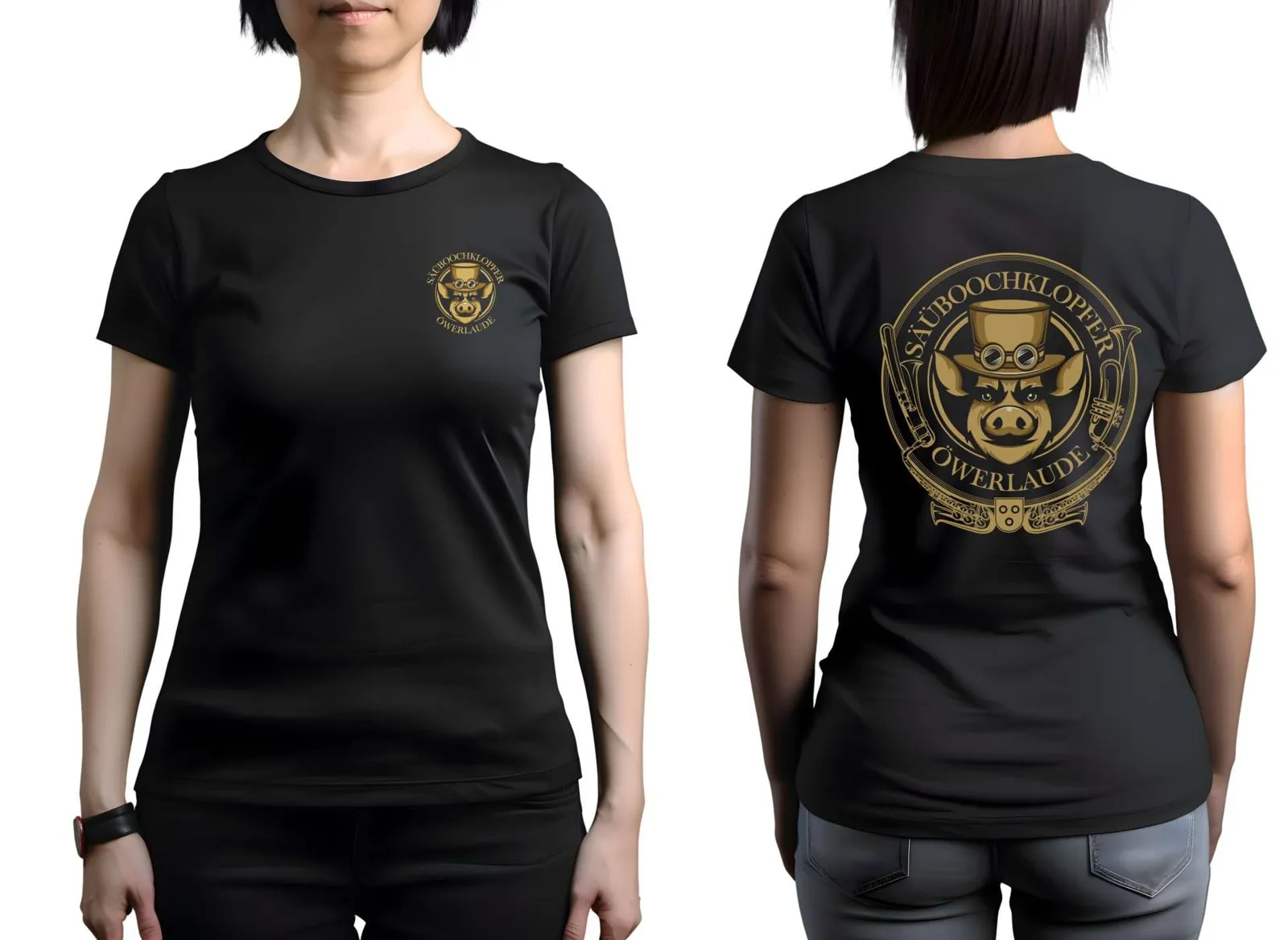 Logo und Merch für Saeueboochklopfer Oewerlaude – Projektansicht 3