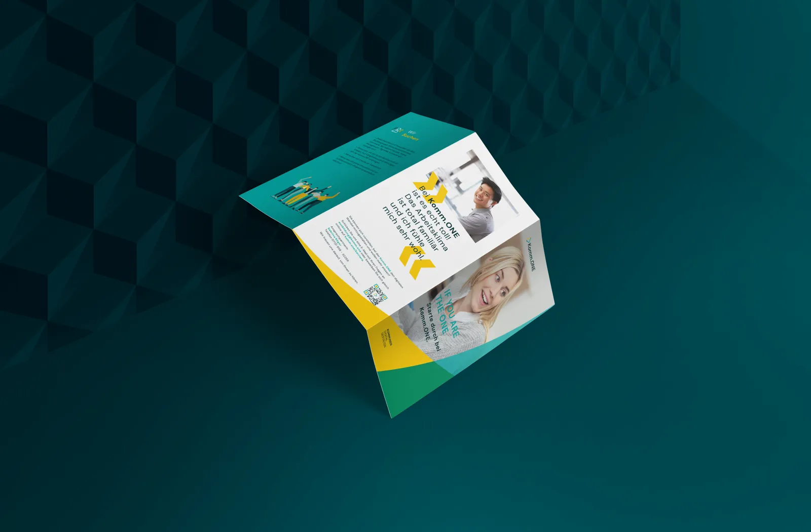 Azubi Flyer für Komm.One, Ansicht 2