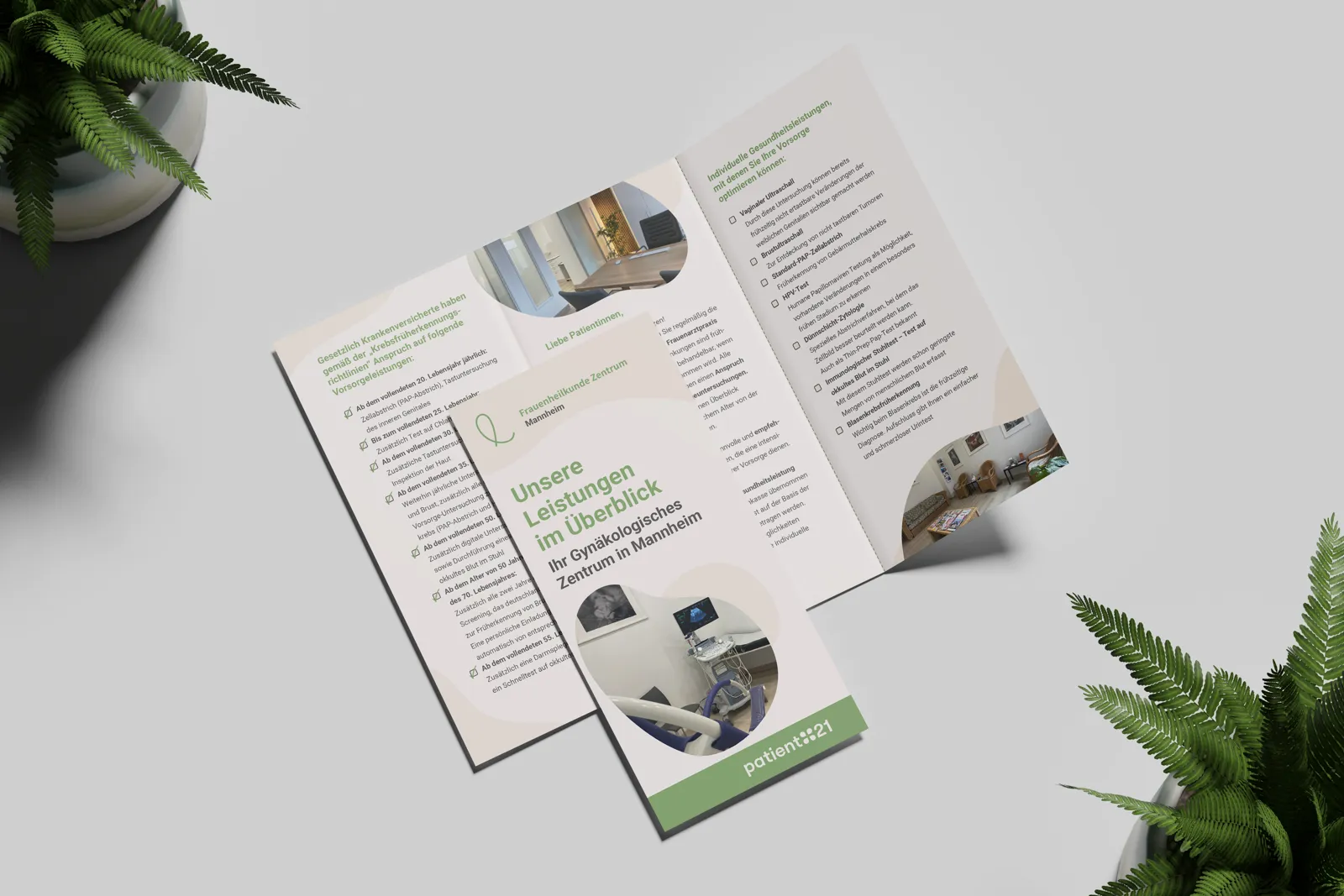 Praxisflyer Gynäkologie Mannheim