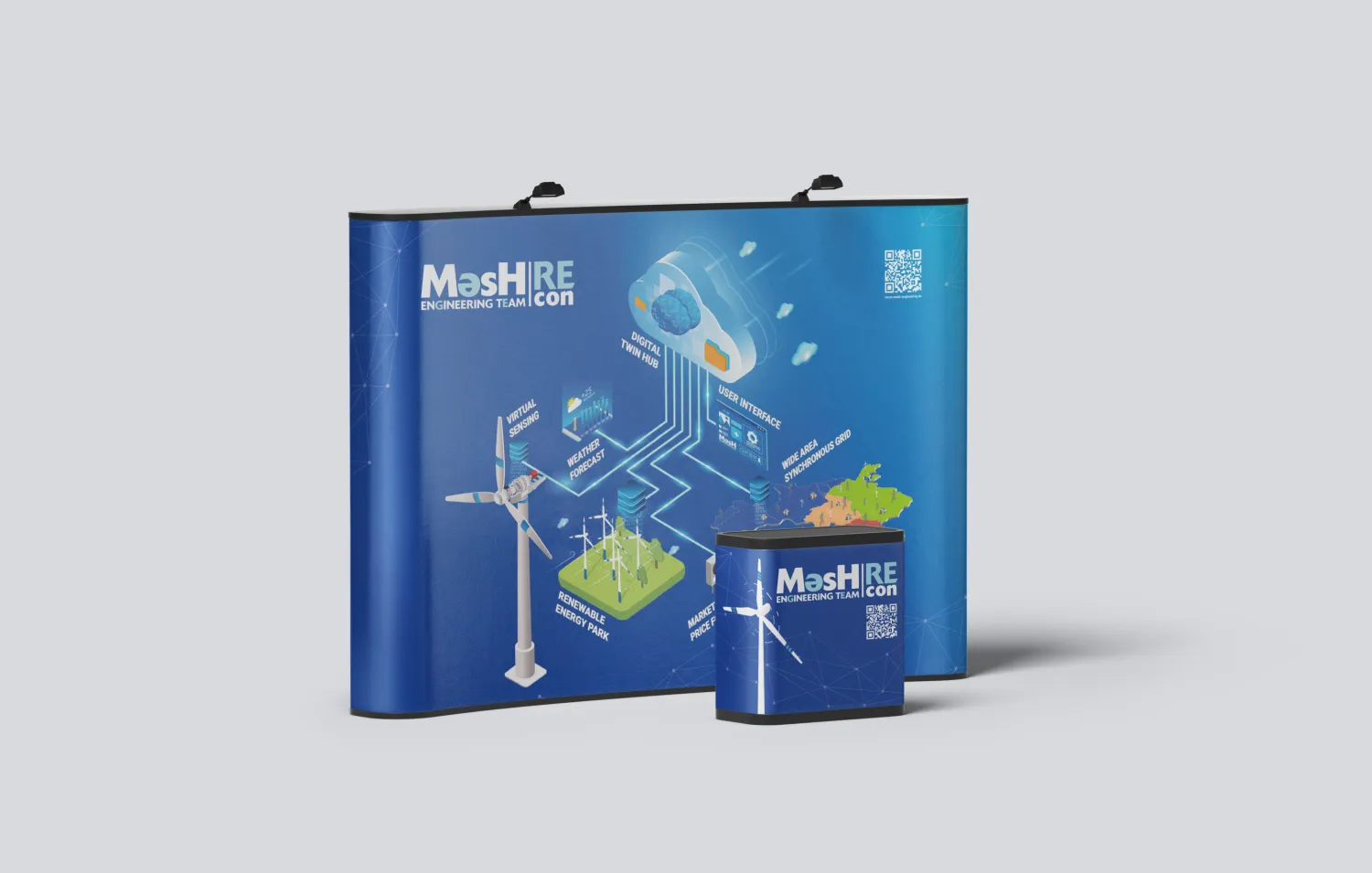 Messestand für MesH Engineering