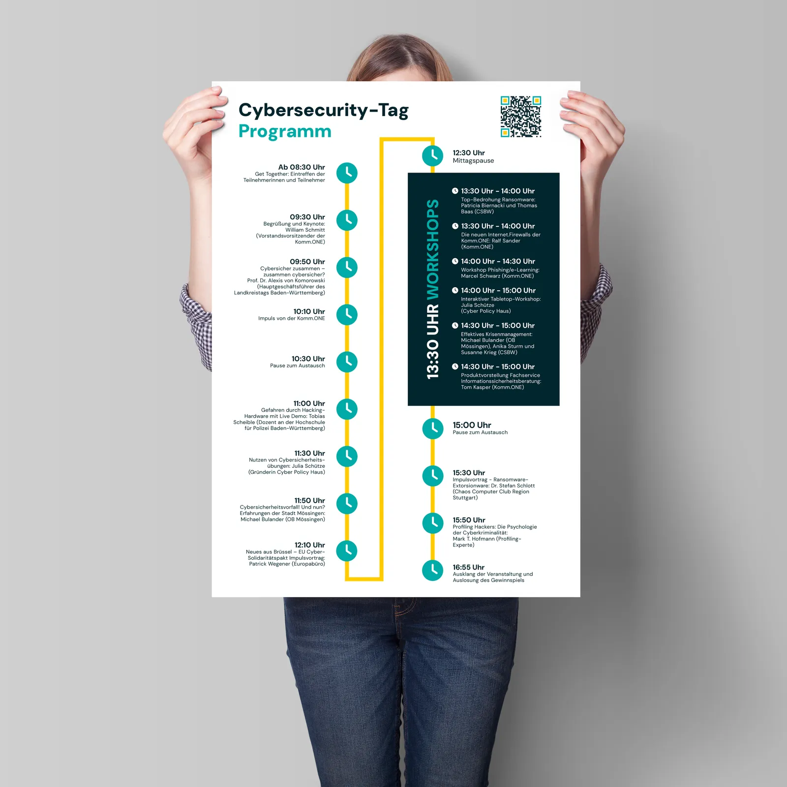 Plakate für den Cybersecurity-Tag, Ansicht 2