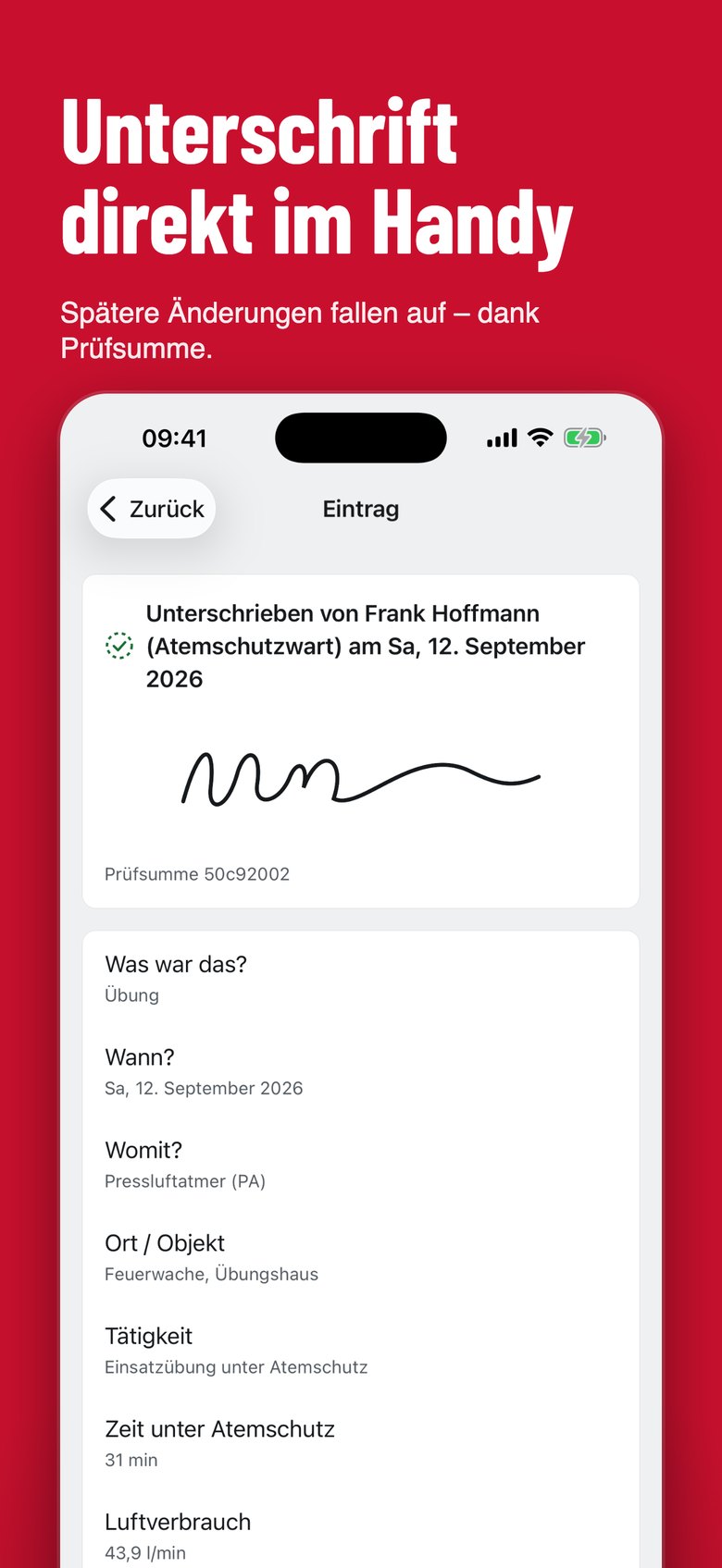 AGT-Pass: Unterschrift direkt auf dem iPhone erfassen