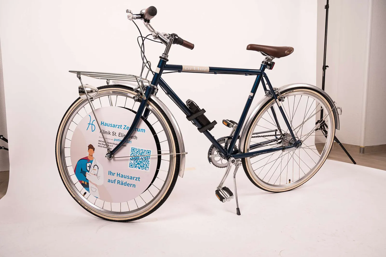 Hausarzt Werbefahrrad, Ansicht 1
