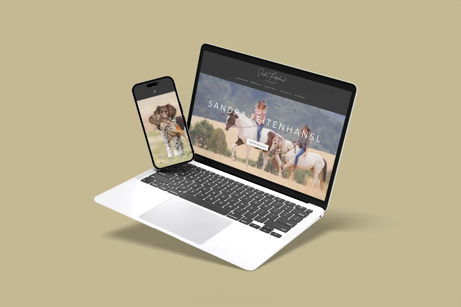 SF Fotografie – Fotografie Webseite, Ansicht 1
