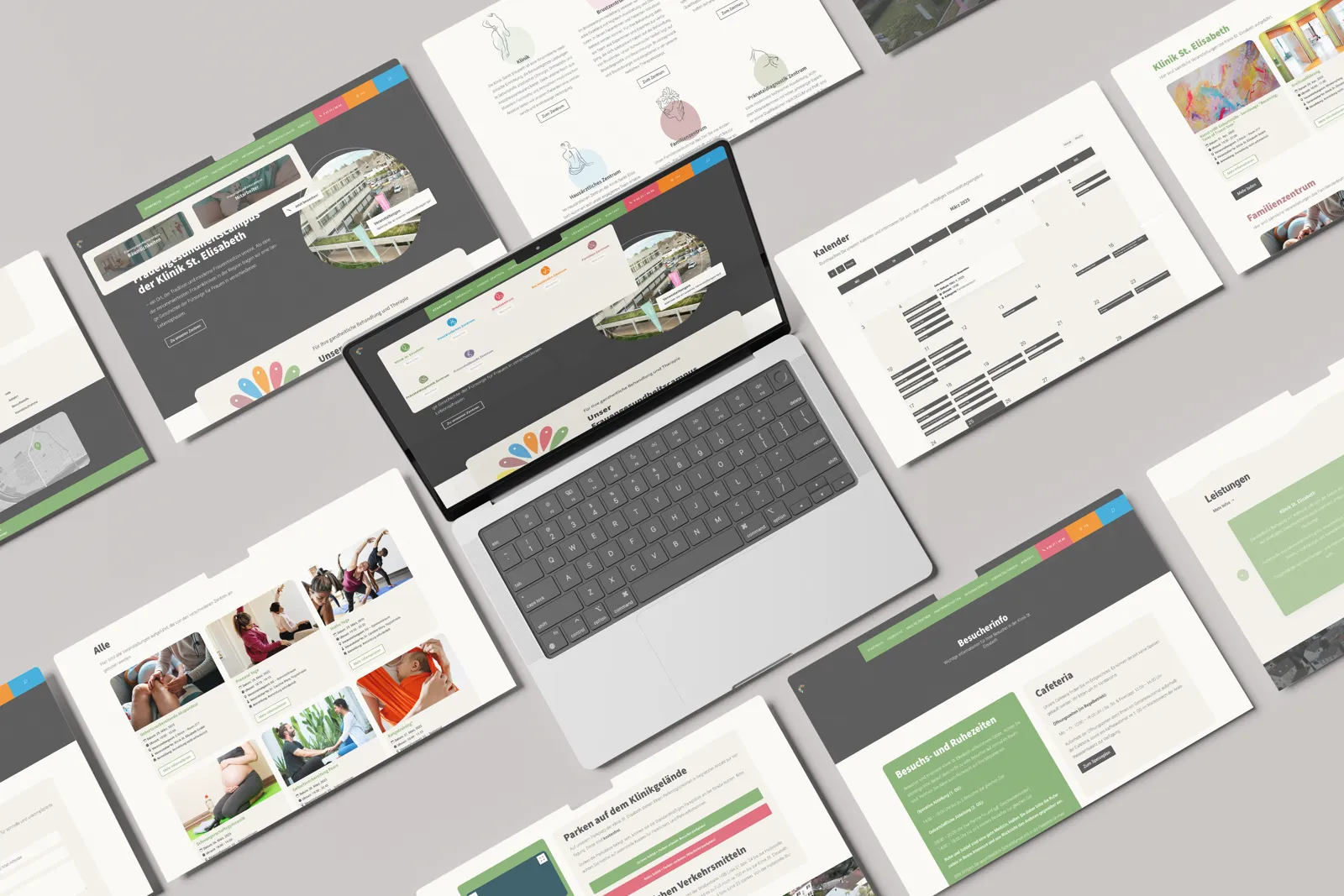 Webseite für den Frauengesundheitscampus Heidelberg, Ansicht 3