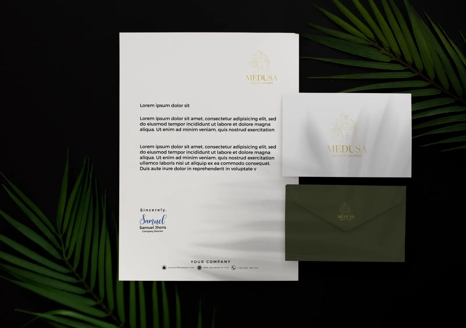 Medusa Beauty Lounge Logo – Projektansicht 3