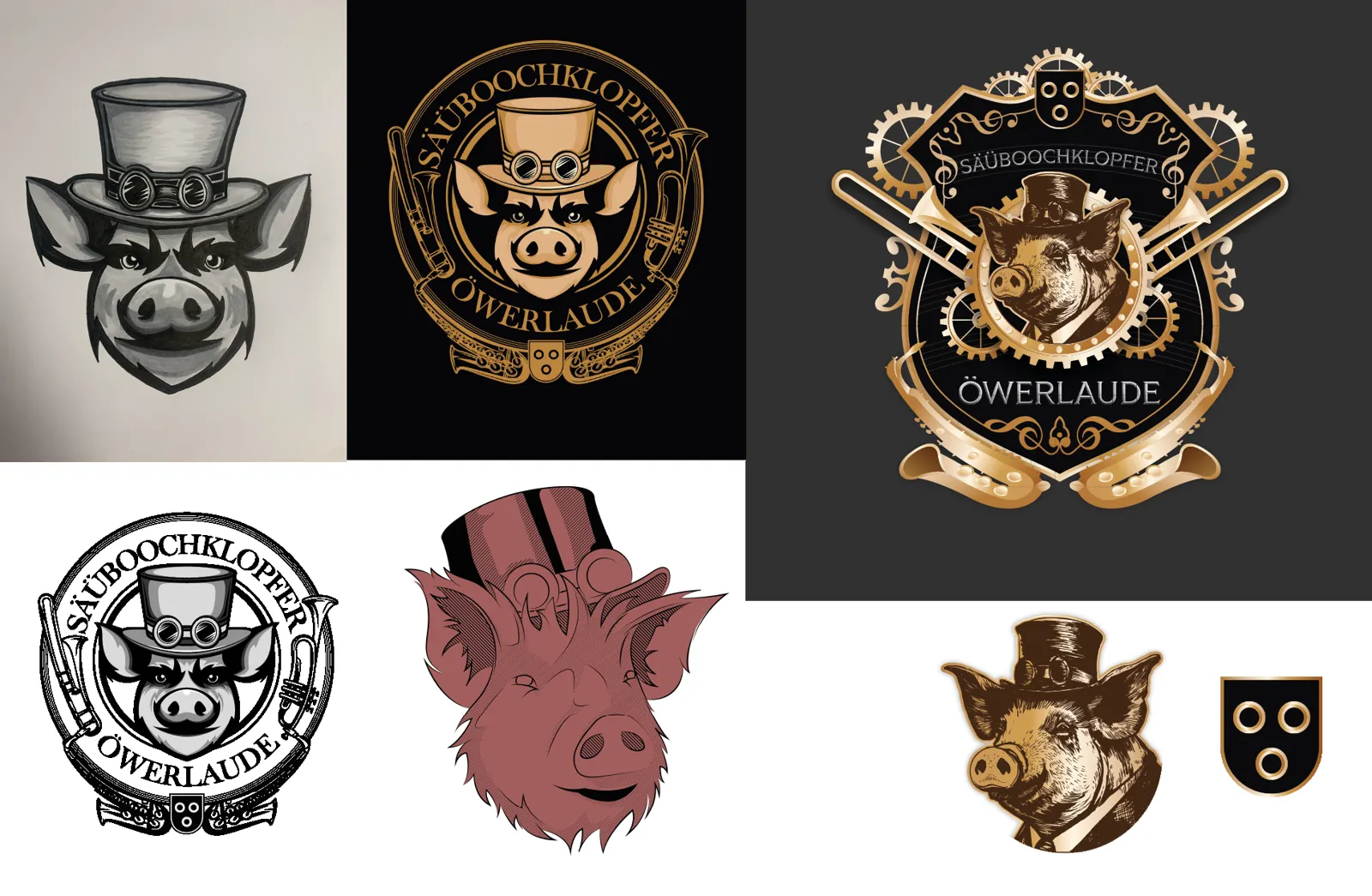 Logo und Merch für Saeueboochklopfer Oewerlaude – Projektansicht 2