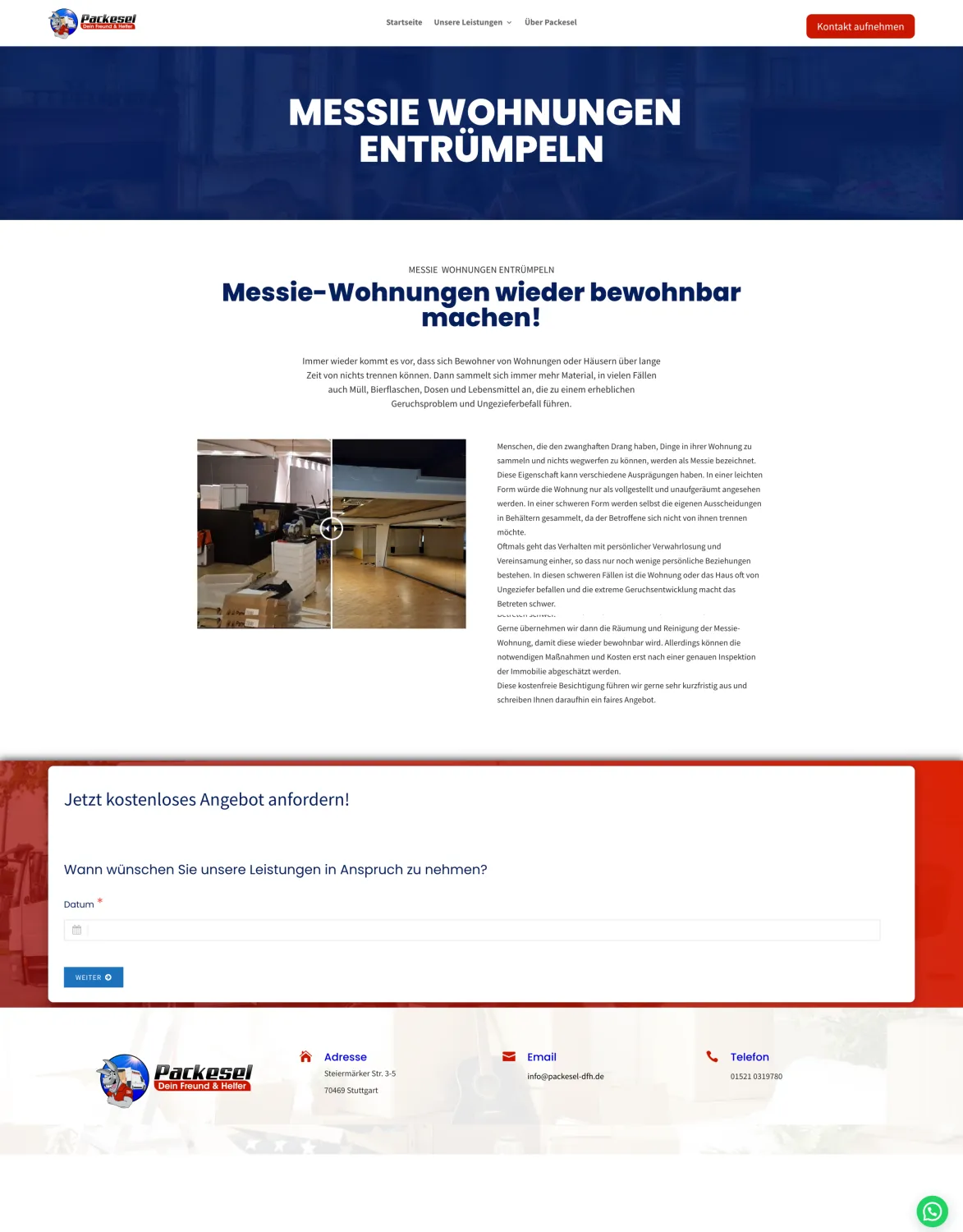 Packesel – Dein Freund & Helfer – Projektansicht 4